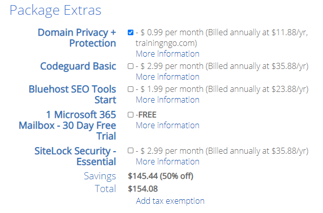 bluehost-package-extras bluehost-package-extras